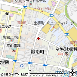 青山便利サービス　鍛冶町店周辺の地図