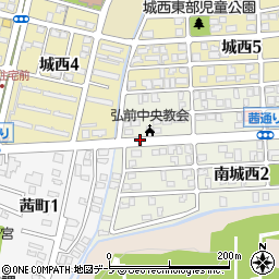 県公舎前周辺の地図