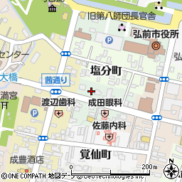 青森県弘前市森町15周辺の地図