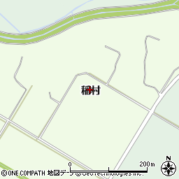 青森県平川市大光寺（稲村）周辺の地図