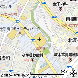 株式会社中三　弘前店地階山忠食品周辺の地図