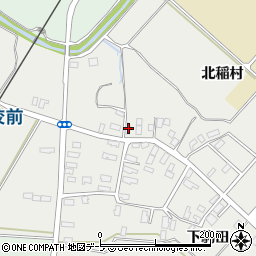 青森県平川市荒田下駒田167周辺の地図