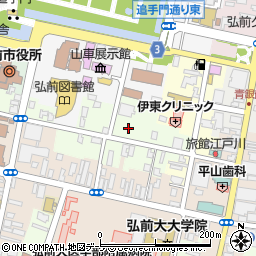 〒036-8202 青森県弘前市元大工町の地図