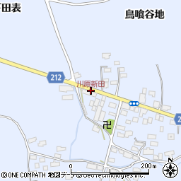 川原新田周辺の地図