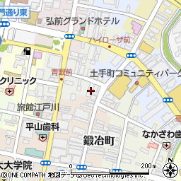青森県弘前市親方町42周辺の地図