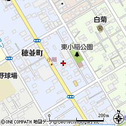 青森県十和田市穂並町12周辺の地図