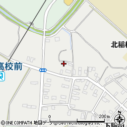 青森県平川市荒田下駒田188周辺の地図