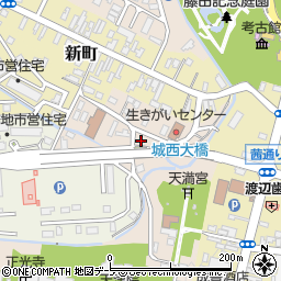 青森県弘前市南袋町周辺の地図
