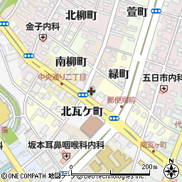 青森県弘前市北瓦ケ町26周辺の地図