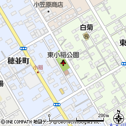 青森県十和田市穂並町14周辺の地図