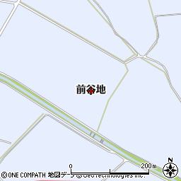 青森県六戸町（上北郡）折茂（前谷地）周辺の地図