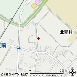 青森県平川市荒田周辺の地図