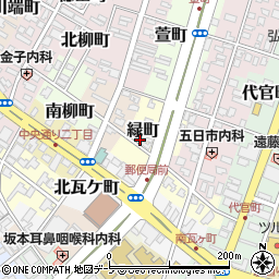 青森県弘前市緑町16周辺の地図