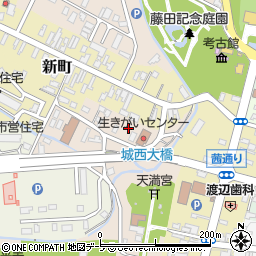 青森県弘前市南袋町1-18周辺の地図