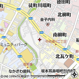 青森県弘前市徳田町2周辺の地図