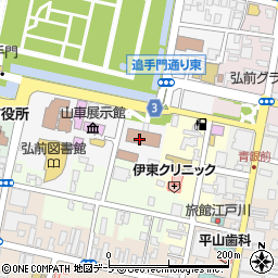 青森地方裁判所　弘前支部民事訴訟係周辺の地図