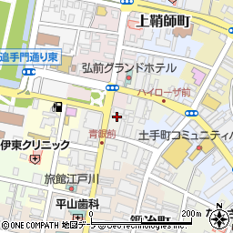 青森県弘前市親方町23周辺の地図