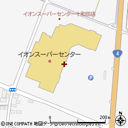 未来屋書店十和田店周辺の地図