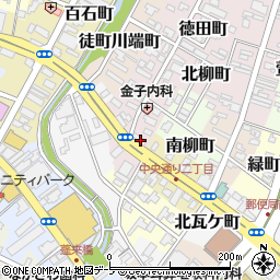 青森県弘前市徳田町4-1周辺の地図