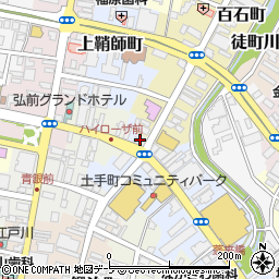 カワイ弘前ピアノセンター周辺の地図