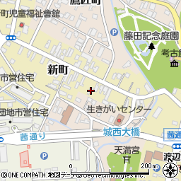 青森県弘前市新町38周辺の地図