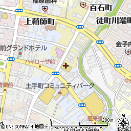 青森県弘前市百石町2周辺の地図