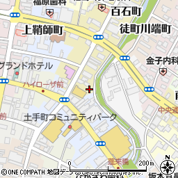 青森県弘前市百石町4周辺の地図