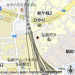 シニアパンション弘前・松ヶ枝周辺の地図