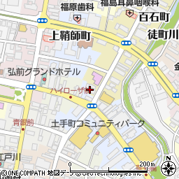 青い森信用金庫弘前支店周辺の地図