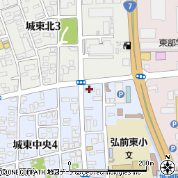 ニチイケアセンター弘前周辺の地図