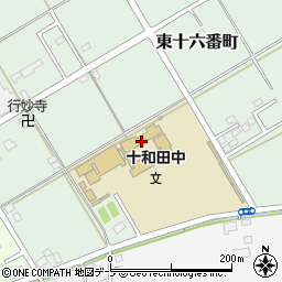 十和田市立十和田中学校周辺の地図