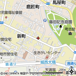 青森県弘前市新町37周辺の地図