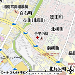 青森県弘前市徳田町9周辺の地図