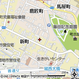 青森県弘前市新町46周辺の地図
