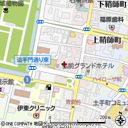 弘前市民参画センター周辺の地図
