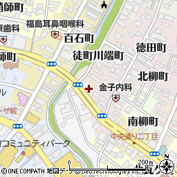 宅配クック１・２・３弘前店周辺の地図