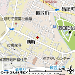 青森県弘前市新町55周辺の地図