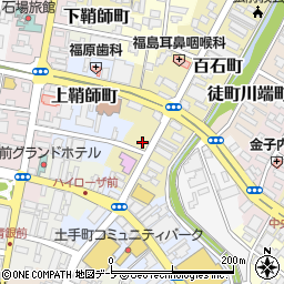 青森県弘前市百石町14周辺の地図