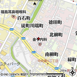 青森県弘前市徳田町13周辺の地図