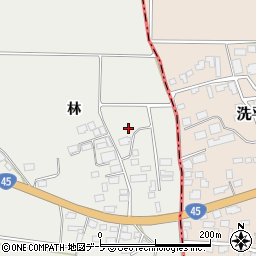 青森県上北郡六戸町犬落瀬林111周辺の地図