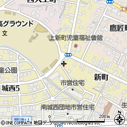 青森県弘前市新町259周辺の地図