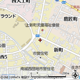 青森県弘前市新町94周辺の地図
