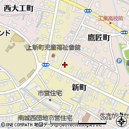 青森県弘前市新町87周辺の地図