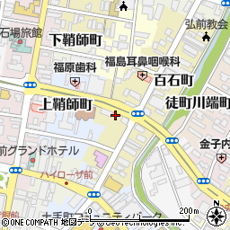 青森県弘前市百石町22-4周辺の地図