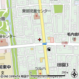 株式会社南部医理科　弘前営業所周辺の地図