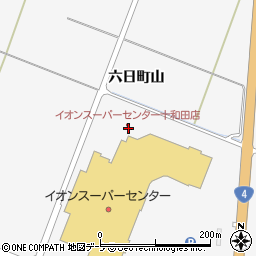 青森県十和田市相坂六日町山周辺の地図