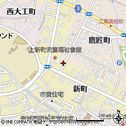 青森県弘前市新町89周辺の地図