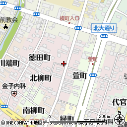 青森県弘前市南横町33周辺の地図