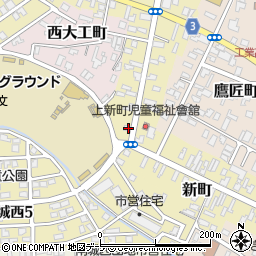 青森県弘前市新町99周辺の地図