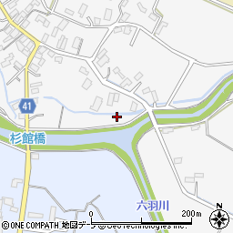 青森県平川市杉館松橋205-3周辺の地図